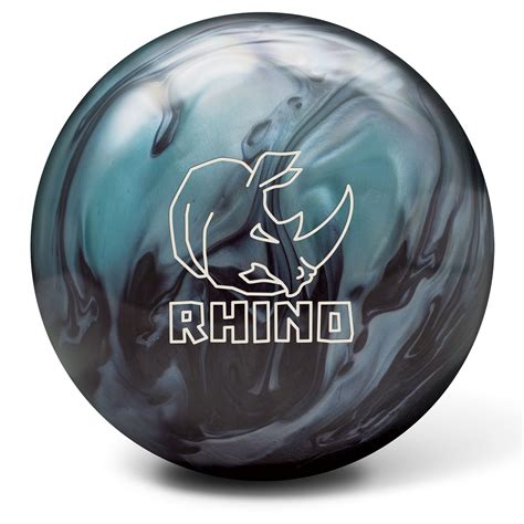 Brunswick Rhino Reactive Bowling Ball Metallic Blueblack Free