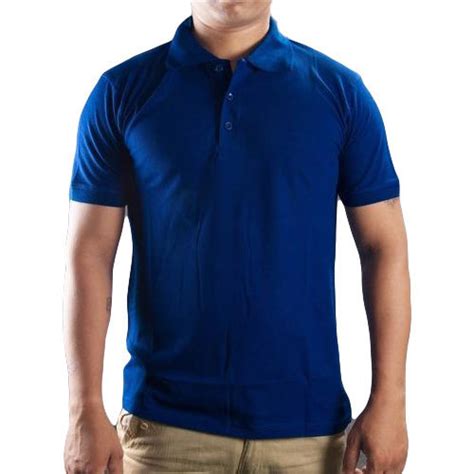 Shop for royal blue shirt online at target. Men's Cotton Royal Blue Collar T-Shirt, Size: M, Rs 150 ...