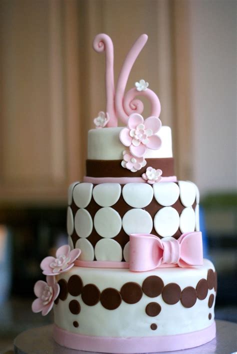 Fun topsy turvy 3 tier candy 16th birthday cake by leta. 16Th Birthday - CakeCentral.com