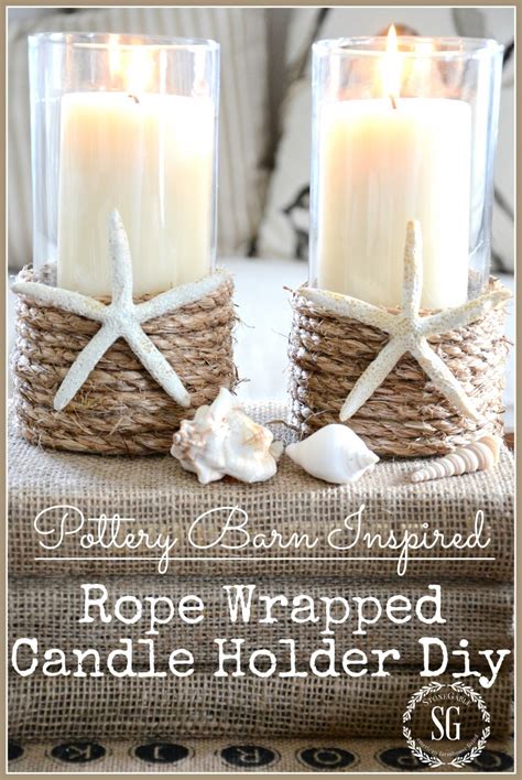 Refresh your study space with new desks, desk chairs & more. POTTERY BARN INSPIRED ROPE WRAPPED CANDLEHOLDER DIY ...