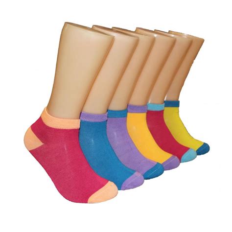 480 Units Of Womens Color Contrast Low Cut Ankle Socks Womens Ankle