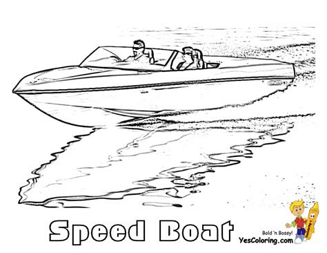 Speed boat coloring pages êµ�†µê¸°ê´€ pinterest. Rugged Boat Coloring Page | Free | Ship Coloring Pages ...