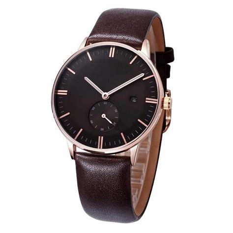 classic leather watch