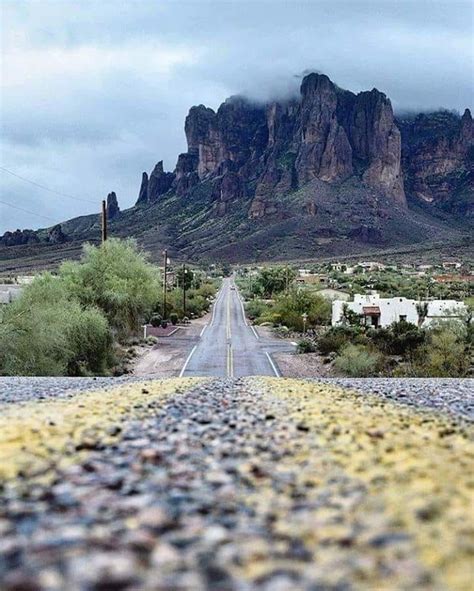 Another Road To Superstition Superstition Mountains Arizona