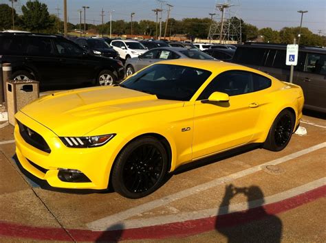 2015 Ford Mustang Triple Yellow Sports Cars Mustang 2015 Ford