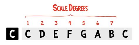Scale Degrees And Intervals