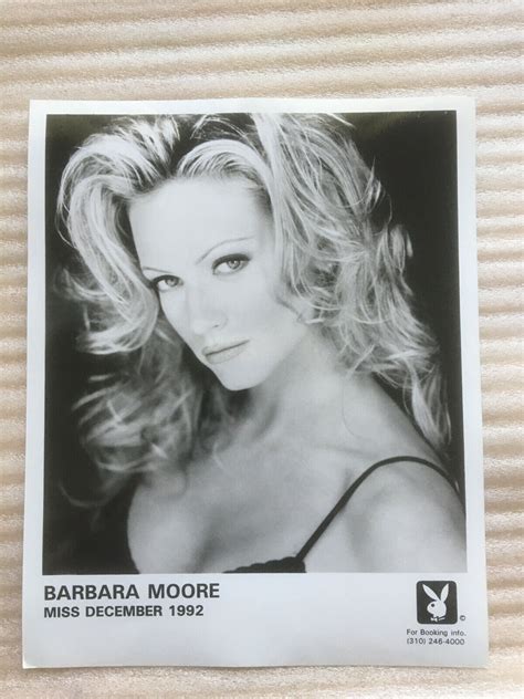 Barbara Moore Playboy Playmate Original Vintage Press Headshot Photo