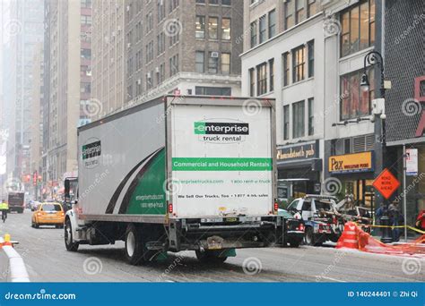 Enterprise Rental Truck In New York Editorial Photo Image Of E350
