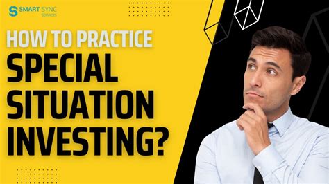 How To Practice Special Situation Investing Ft Tariq Hussain Smart