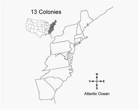 13 Colonies Map Blank Hd Png Download Transparent Png Image Pngitem