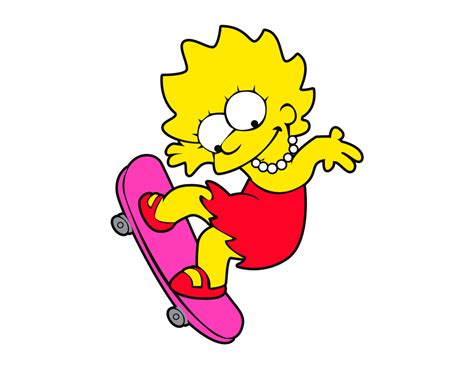 Download Lisa Simpson Skater Logo Png And Vector Pdf Svg Ai Eps Free