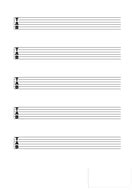 Then you need some staff paper! Guitar Blank Tab Sheet Music | Teaching Resources