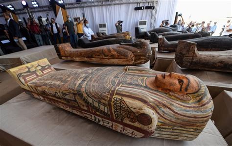 egypt unveils 59 ancient coffins in major archaeological find pressmediaofindia