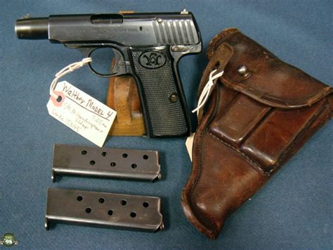 Sold Rare German Ww1 Imperial Proofed Walther Model 4 Pistol Full