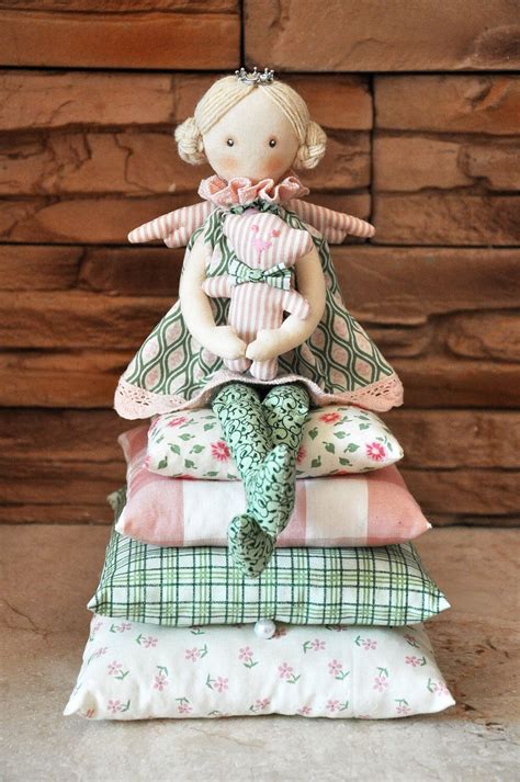 Princess On The Pea Cloth Doll Handmade Doll Art Doll Handmade