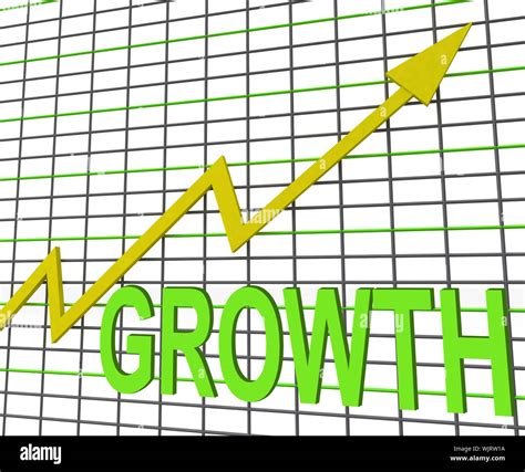 Growth Graph Chart Showing Increase Sales Profit Stock Photo Alamy