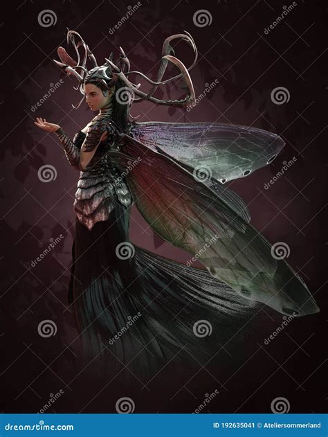 Dragonfly Queen 3d Cg Stock Illustration Illustration Of Graphics