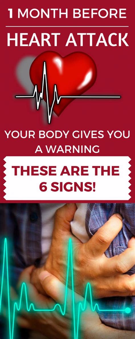 One Month Before A Heart Attack Your Body Will Warn You Here Are The