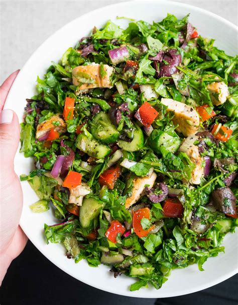 Quick Basic Chopped Salad Easy Salad Recipe With Lots Of Flavor Recipe Easy Salad Recipes