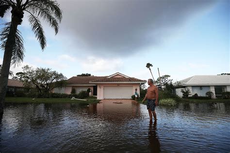 Hurricane Irma Storm Batters Florida Causing Flooding And Power Outages