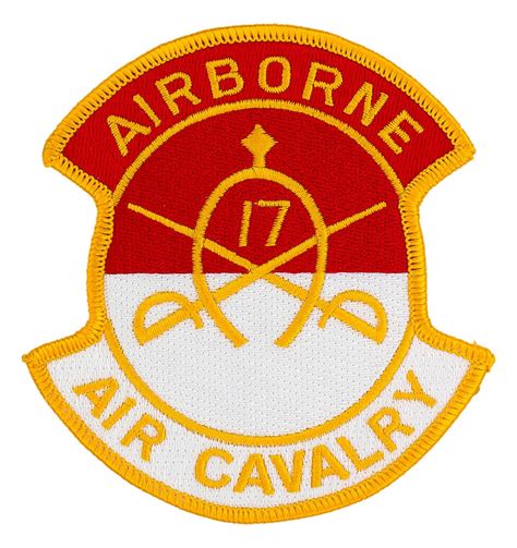 17th Air Cavalry 1st Squadron Airborne Patch Flying Tigers Surplus