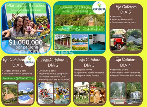 Planes Eje Cafetero Todo Incluido 2023 Reserva Ya Eje Cafetero Tours