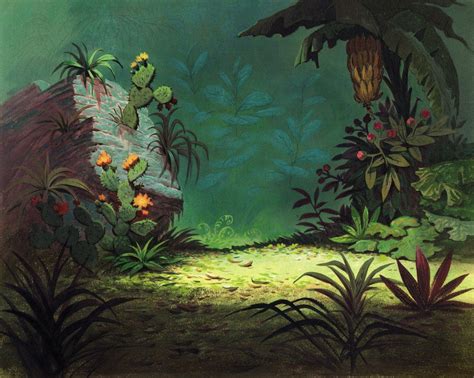 Jungle Background Art For The 1967 Movie Jungle Book Jungle Art