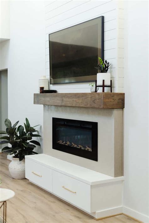 Our Diy Electric Fireplace The Reveal Love And Renovations