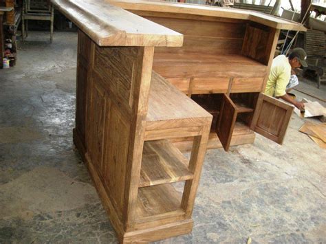 Reclaimed Teak Bar Courtyard Ideas Teak Outdoor Reclaim Woodworking