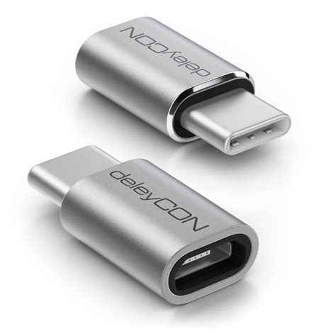 Check spelling or type a new query. deleyCON 2x Micro USB auf USB-C Adapter aus Alu Handy ...