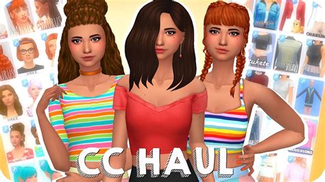 Best Cc Finds Sims 4 Custom Content Haul Maxis Match Youtube