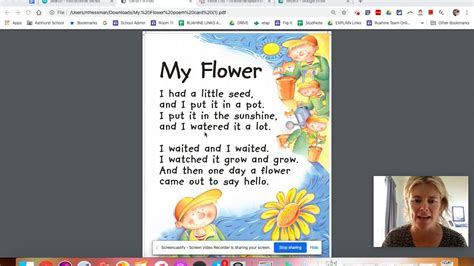 Poem My Flower Youtube