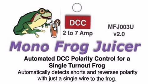 Tam Valley Depot ~ New 2024 ~ Dcc Mono Frog Juicer Mfj003u V20 ~ 2 To