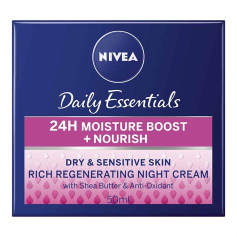 Nivea Daily Essentials Rich Regenerating Night Cream 50ml Wilko