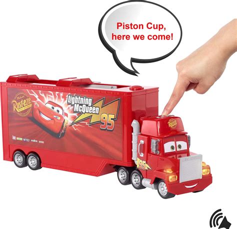 Disney And Pixar Cars Transforming Mack Playset In Toy Truck Tune Up Station