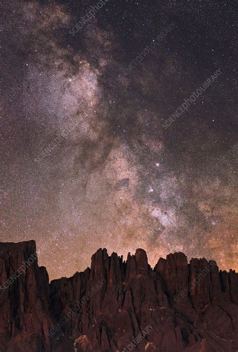 Milky Way Over The Dolomites Stock Image C0148618 Science Photo