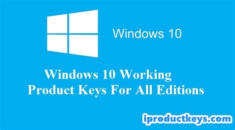 Windows 10 Product Keys 2023 ᐈ Active Lifetime 012023 All Editions