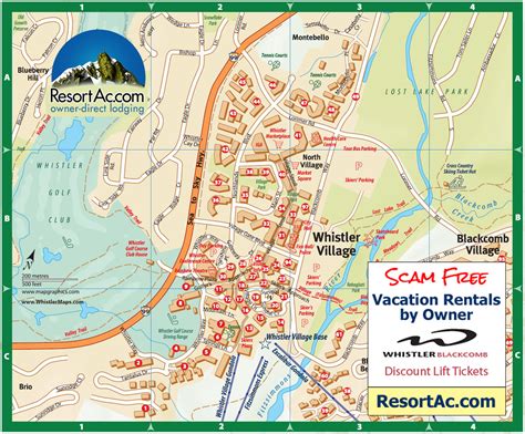 Need help finding your way around the trails or locating your accommodation? Whistler Montebello Accommodations by Owner - Deals & Last ...