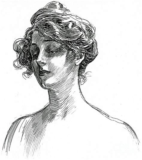 Gibson Girl Circa 1902 Drawing By Charles Dana Gibson Pixels