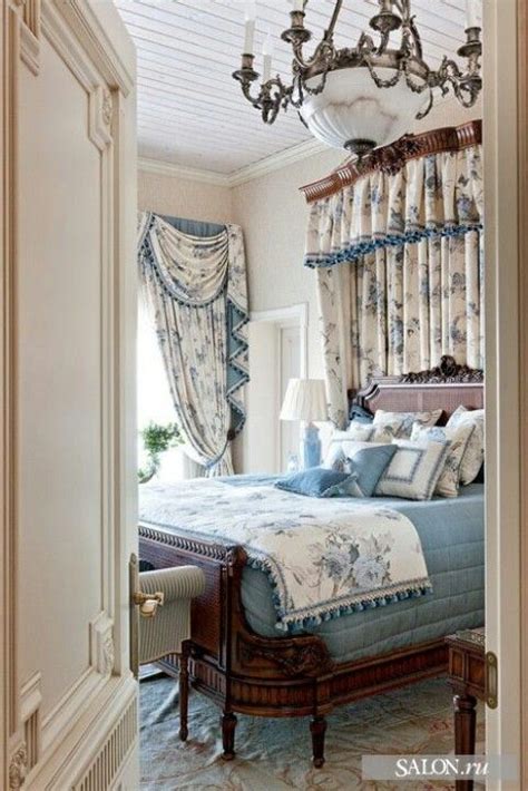 Slate Blue And Creme English Country House Bedroom Beautiful