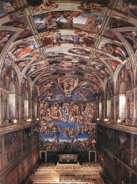 Frescoes In The Sistine Chapel