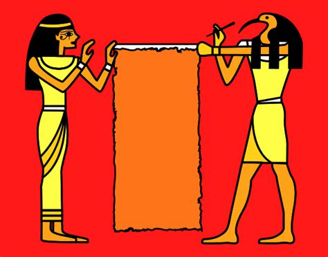 Desenho De Cleopatra E Thot Pintado E Colorido Por Usu Rio N O Registrado O Dia De Agosto Do