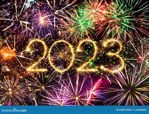 Happy New Year 2023 Stock Photo Image Of Happy Color 248472064