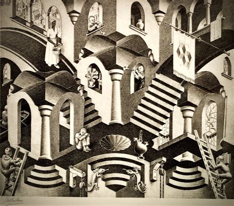 Convex And Concave 1955 Maurits Cornelis Escher 1898 Flickr