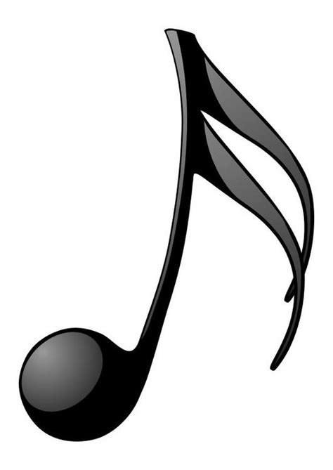 Single Black Musical Notes Clipart Best