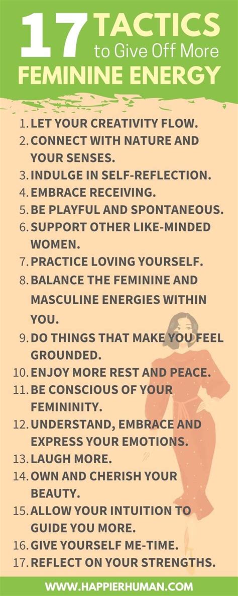 17 Tactics To Give Off More Feminine Energy New For 2023 Happier Human