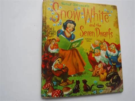Walt Disneys Snow White And The Seven Dwarfs Vintage Tell A Tale Book