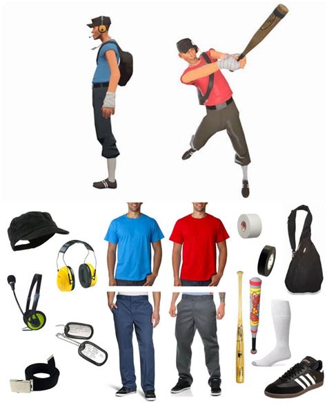 Tf2 Scout Costume Carbon Costume Diy Dress Up Guides For Cosplay