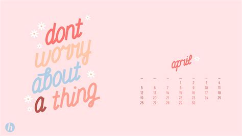 April 2020 Desktop Wallpaper Check Out 2020 Holidays Printable