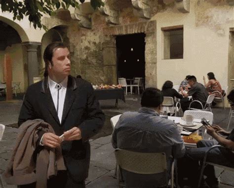 Check out all the awesome john travolta gifs on wifflegif. John Travolta Vincent Vega GIF - JohnTravolta VincentVega ...